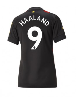 Manchester City Erling Haaland #9 Auswärtstrikot für Frauen 2022-23 Kurzarm